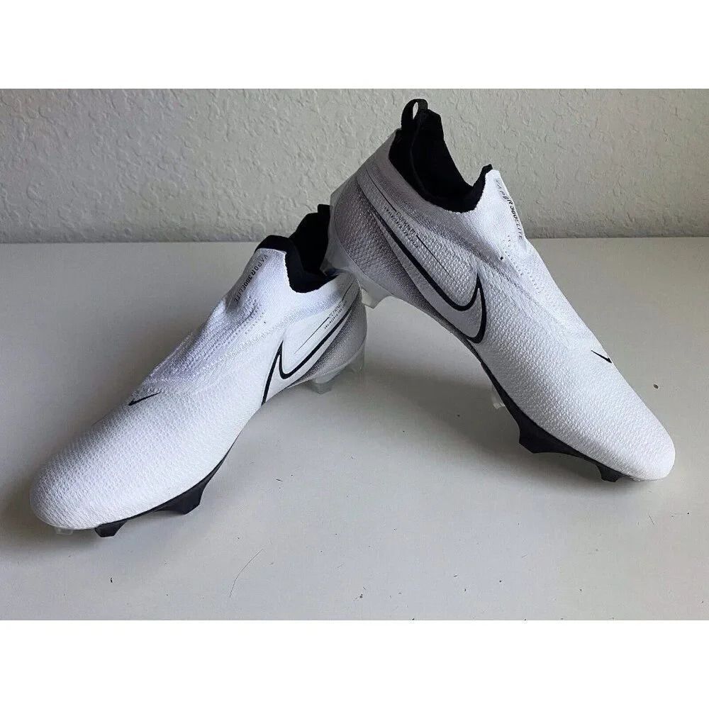 Nike Vapor Edge Elite 360 Flyknit Football Cleats White CV6282-108 Men’s Sz 14